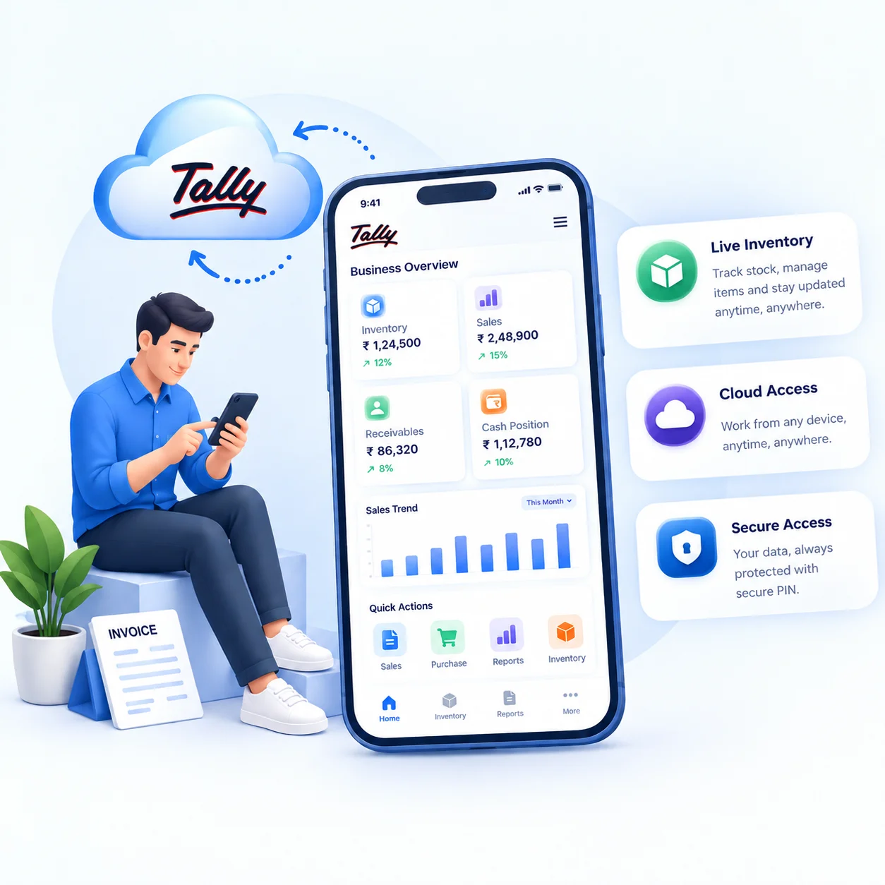 Tally on Mobile